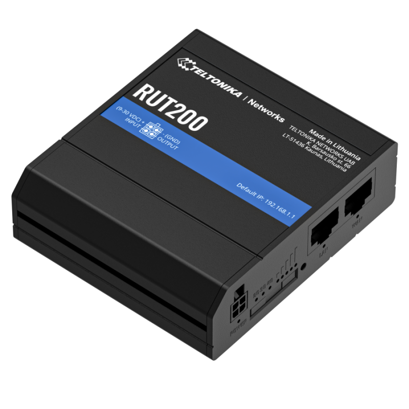 Industrial 4G LTE Router with Wi-Fi and 2x Ethernet