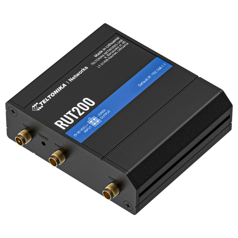 Industriell 4G LTE-ruter med Wi-Fi og 2x Ethernet