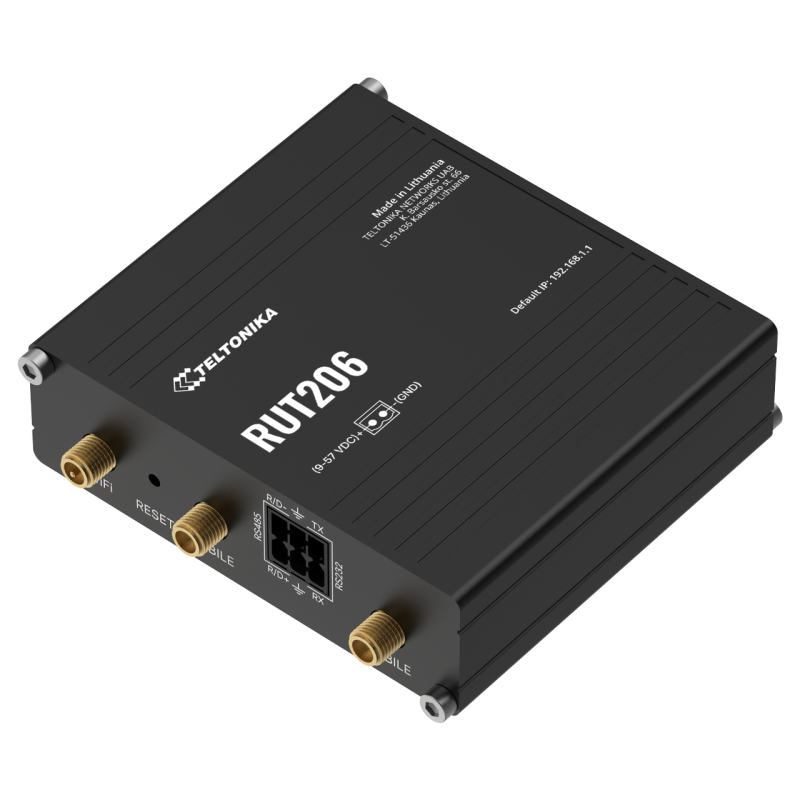 Industrial 4G LTE Router with RS232, RS485 and PoE