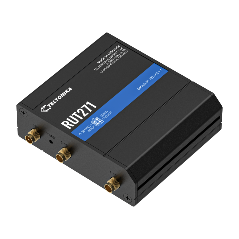 RedCap 5G industriell ruter med Wi-Fi og 2x Ethernet