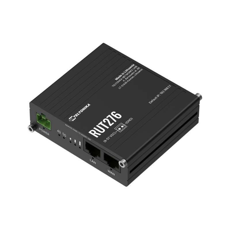 RedCap 5G industriell ruter med RS232, RS485, PoE