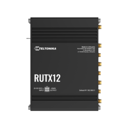 Dual LTE Cat 6 Industrial Router with Wi-Fi 5, 5x GbE