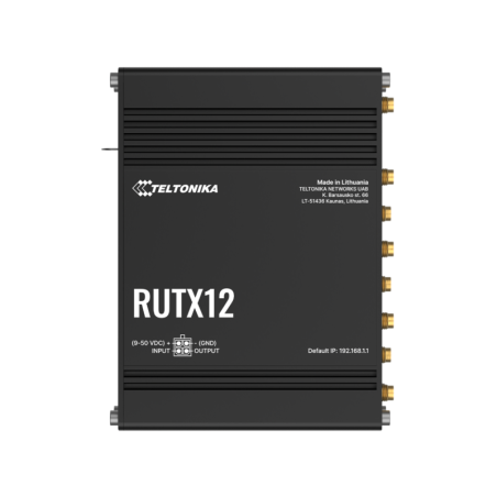 Dual LTE Cat 6 Industrial Router with Wi-Fi 5, 5x GbE