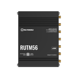 Industriell ruter med dobbeltmodem, 5G 4G og Wi-Fi 5, 5x GbE