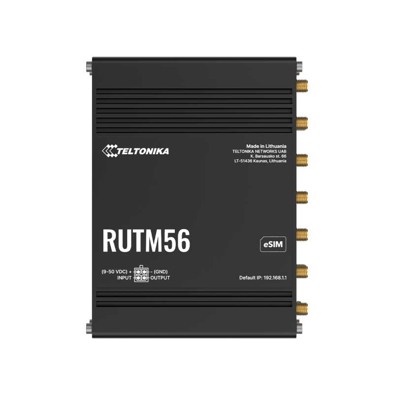 Industriell ruter med dobbeltmodem, 5G 4G og Wi-Fi 5, 5x GbE