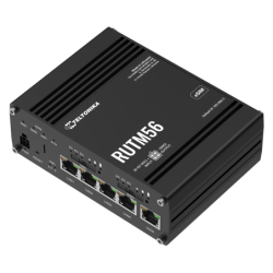 Industriell ruter med dobbeltmodem, 5G 4G og Wi-Fi 5, 5x GbE