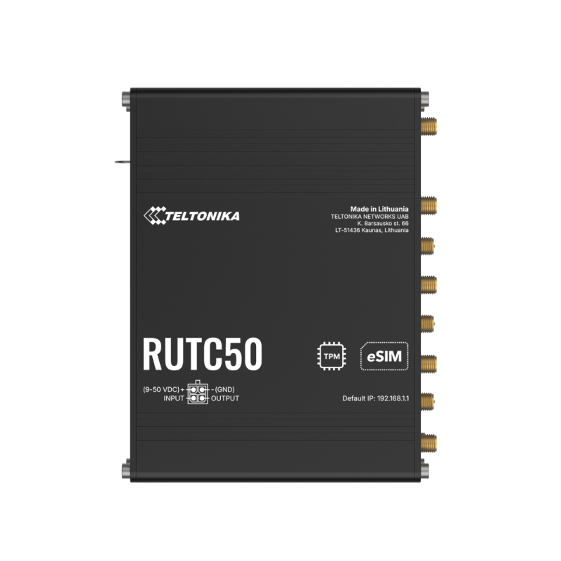 5G industriell ruter med Wi-Fi 6 og 5x Gigabit LAN