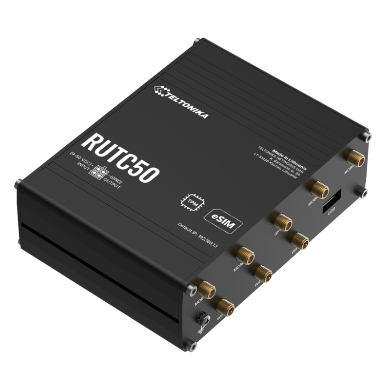 5G industriell ruter med Wi-Fi 6 og 5x Gigabit LAN