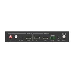 2x1 4K60 HDMI Multiview Switcher with Audio De-embedding