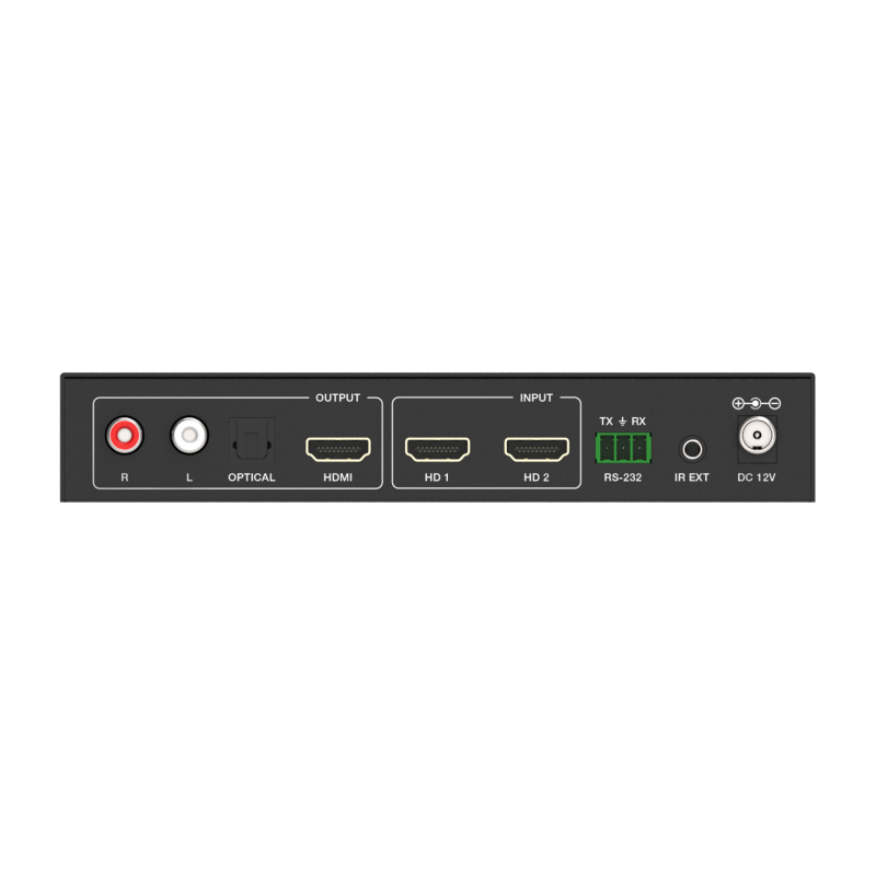 2x1 4K60 HDMI Multiview Switcher with Audio De-embedding