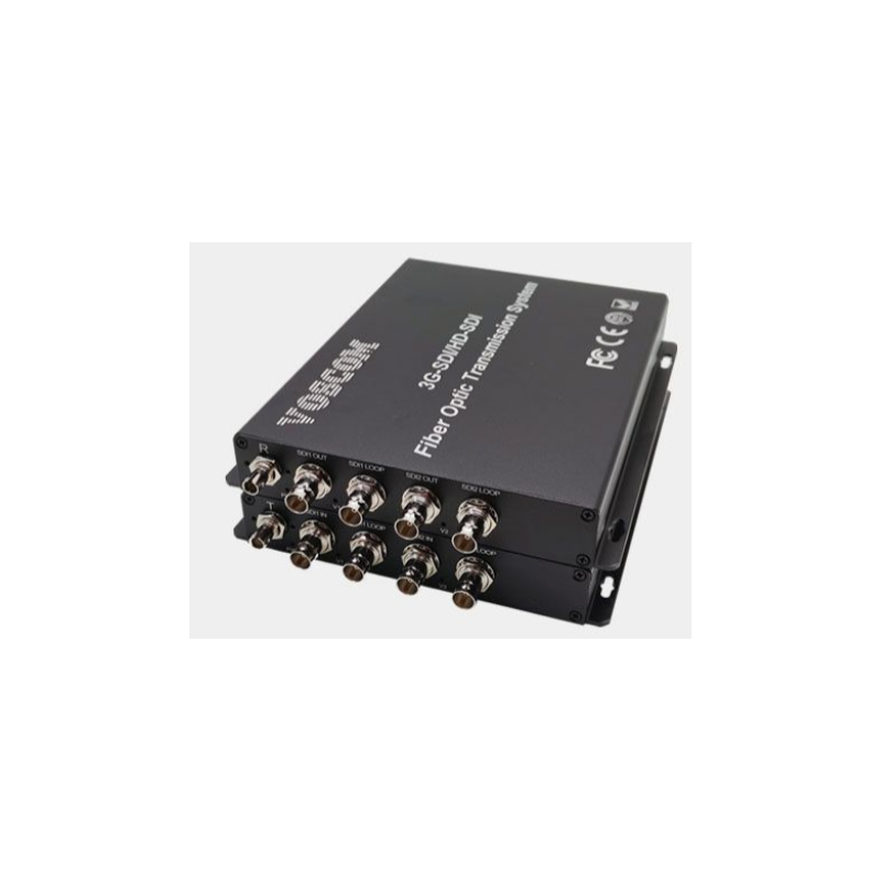 2 channel 3G-SDI extender over simplex fiber cable