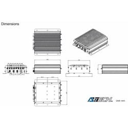 Rugged IP69K Waterproof Fanless Edge Computer with Intel® Core™ CPU, -40°C to +70°C, Dustproof