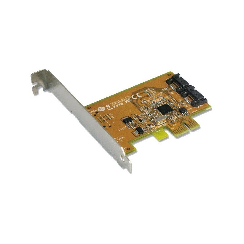 SATA 2600-kontroller PCI Express Windows 2000/XP/2003/Vista/7/8/8.1 (32/64-bit), Linux 2.6x og DOS