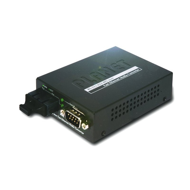 1 port serielportserver via multimode fiber, RS232 / 422/485