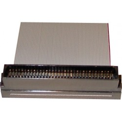 SCSI fladkabel, Mini DB68 han, 8 stik, 1,20 m, rundtforSCSI kabler