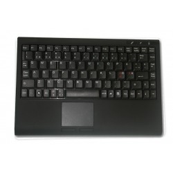 Wireless Mini Keyboard - Nordic - With TouchPad - Radio Frequency with USB Dongle for PC