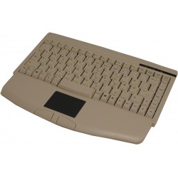 Standard PS / 2 Mini Keyboard in Beige, 89 Keys, with TouchPad, Norwegian
