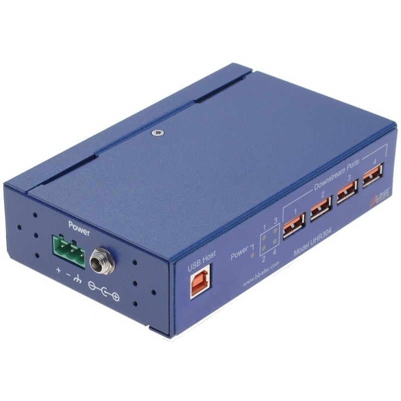 Opto-isolated USB 1.1 HUB with 4 ports