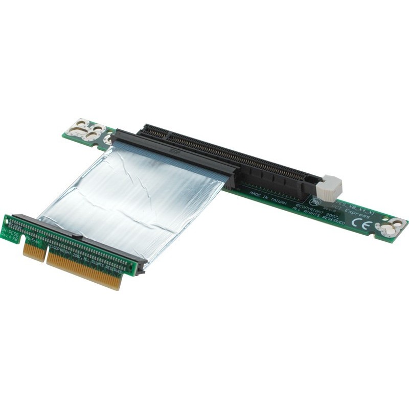 PCI express riser card x16 with 7 cm flat cable GH-PESX8EX-C7