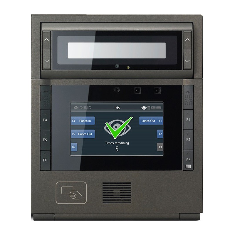 Iris scans with RFID reader - Access through scan scan