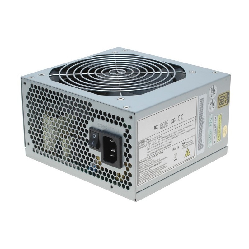 650 Watt ATX industrial power supply, P4, PCIE, SATA - 80PLUS Gold