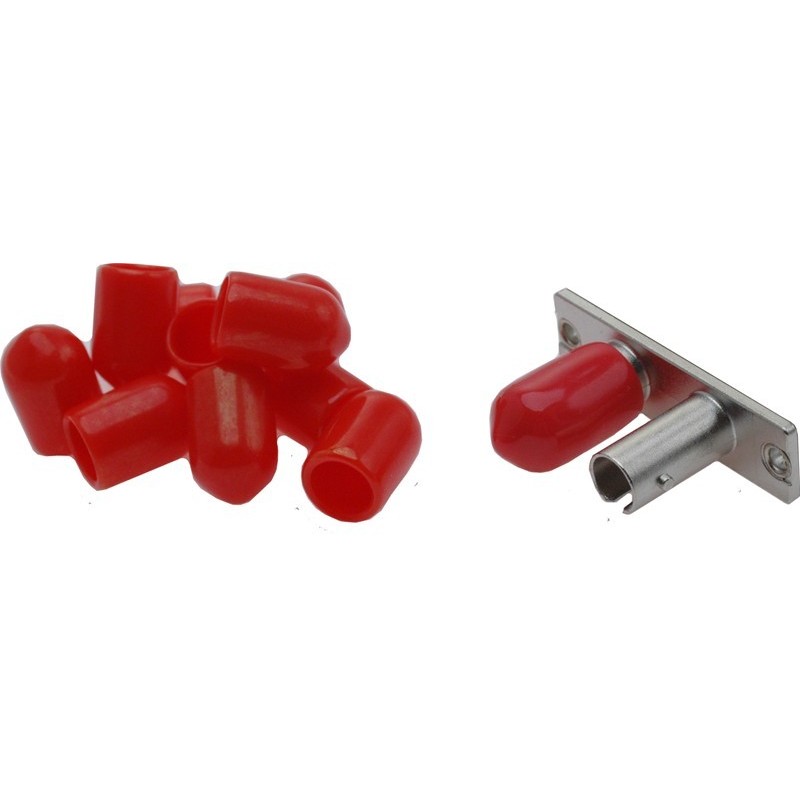 Dust cap for ST adapter which protects against dust and water