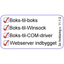 Serial device server med RS422 eller RS485forDevice servere