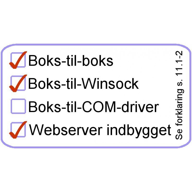 Modbus over Ethernet, Modbus boks til boks, RS232 / 422/485 Modbus Ethernet