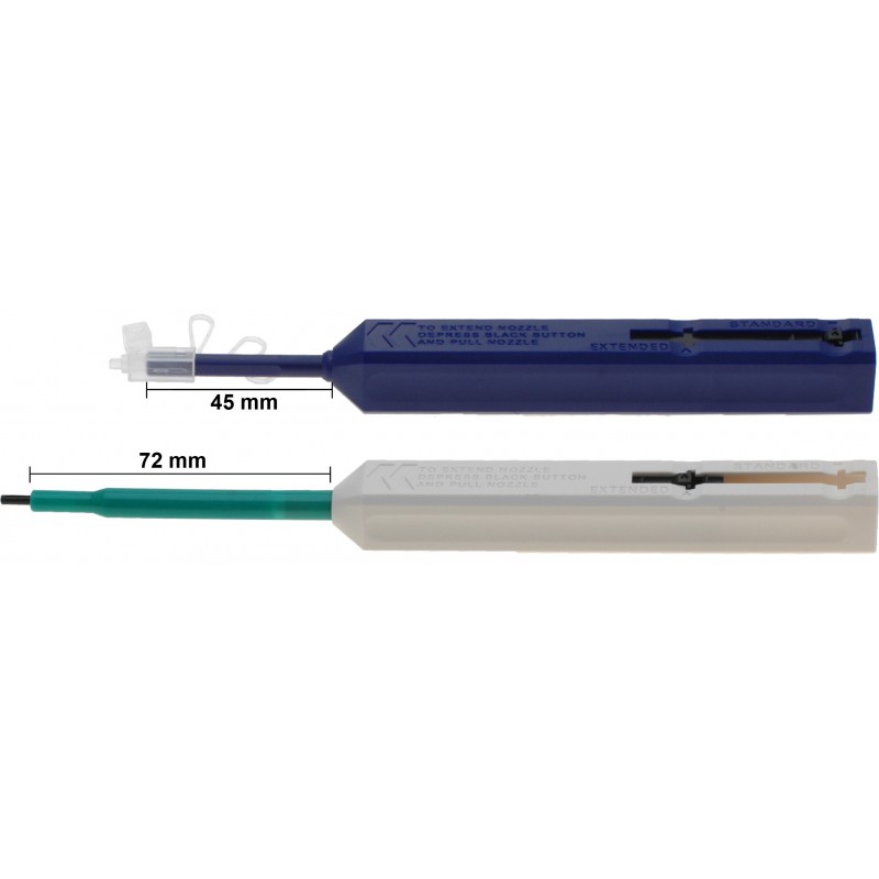 Fiber plug cleaner for LC plug - Cleans fiber sticks for dust and dirt before use