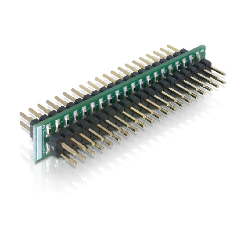 40-pin male / male adapter to 3½ "FLASHIDE for flat cable with female connector