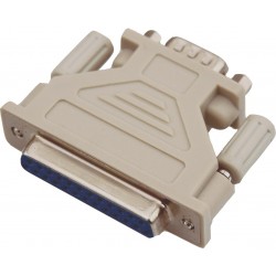 Gender Changer SUB-D DB9 MALE to SUB-D DB25 FEMALE connector RS232