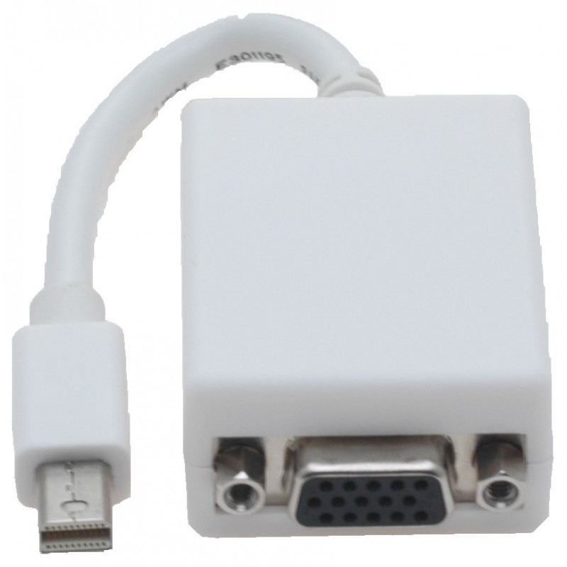Mini DisplayPort adapter til VGA. Tilslut VGA skærm til Mini Displa...