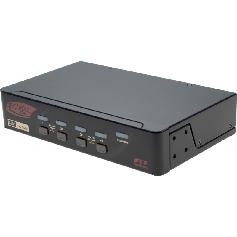 DisplayPort KVM Switch, 4 x DP - USB - Audio with USB HUB