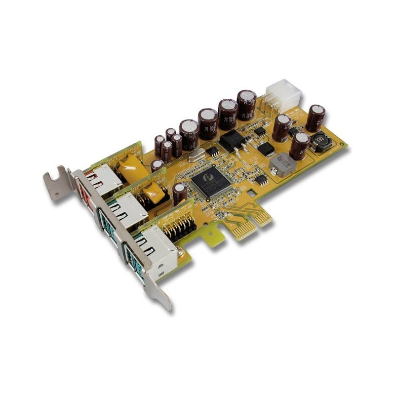 Powered USB LowProfile PCI Express kortforExpansion card / ExpressC...