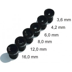 6 Extra lenses for KAM mini-M