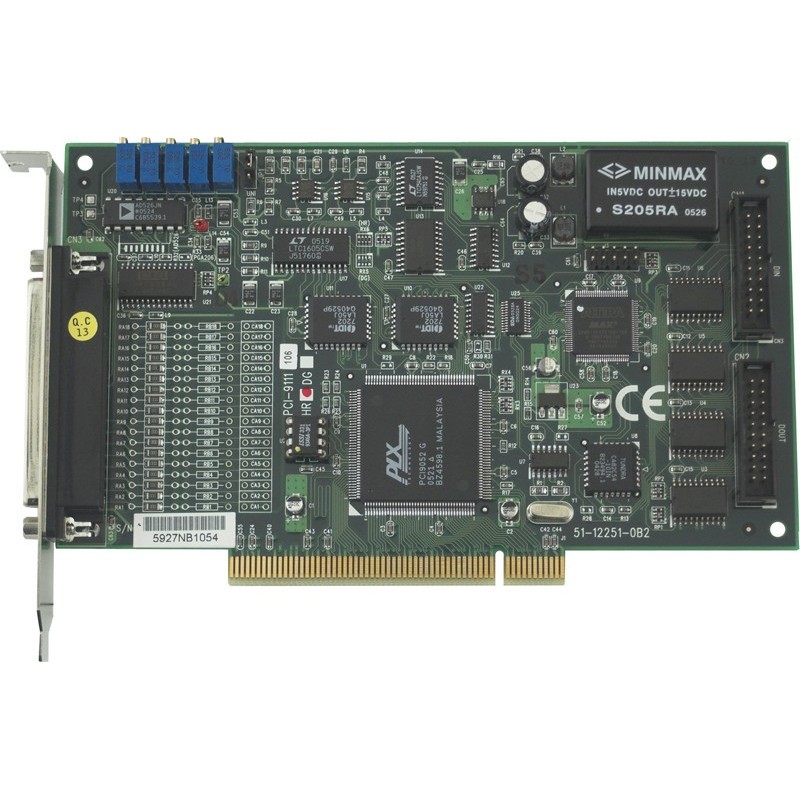 Adlink PCI-9111DG. 16 channel A / D data collection - DANBIT