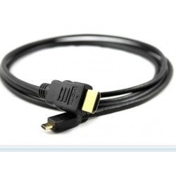HDMI micro to HDMI cable, V1.4, male-male - 4K and Ethernet
