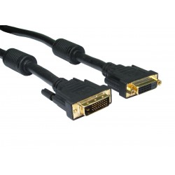 Dvi-in Dual Link Cable Digitally and Analogue, DVI male female Cable 2m