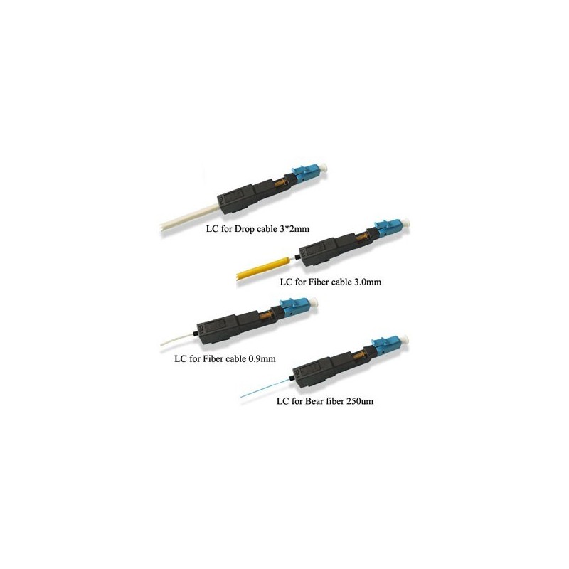 LC / UPC fiber Hurtigkontakt for rask montering
