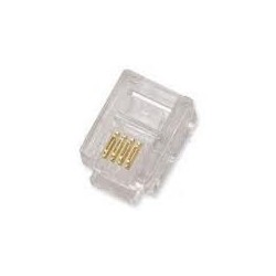 RJ11 connector for e.g. own production of cables