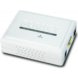 PoE Splitter 12Vdc or 24vdc  SPLIT POWER & DATA out, max. 25 Watts. Data + PoE in.