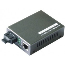 Media converter RJ45 to 1000Mbit Single Mode Fiber, SC, 10km