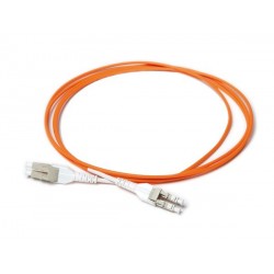 Uniboot Fiber Cable Multi-mode, LC-LC, 1m, 50 / 125my, Orange, LSFRZH, Duplex