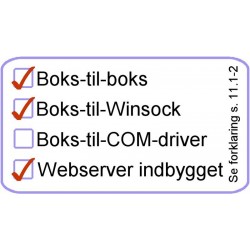 1 serielportserver port RS232 / RS485. Serial Device Server