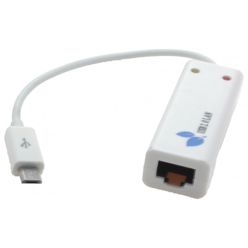 USB 2.0 Ethernet adapter for USB-M micro
