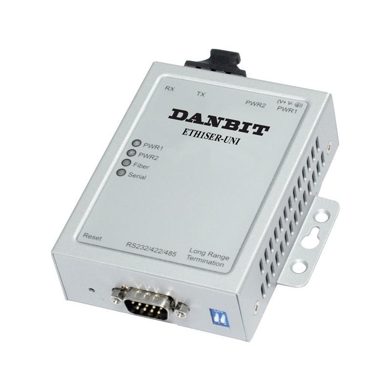 Korenix JETPORT 5601F-S: 1-Port Fiber Serial Server, 30km