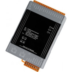 ICPDAS PET-7260 is an I / O module 6 x digital input, 6 x relay output via Ethernet for control tasks