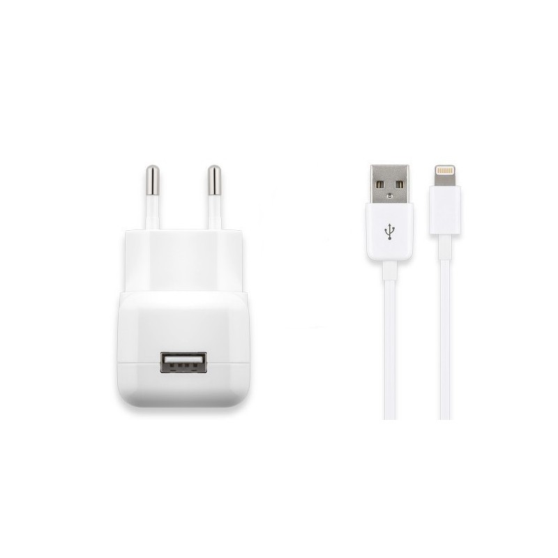 USB charger 5V, 230Vac, charger for USB 4am cable, Lightning cable