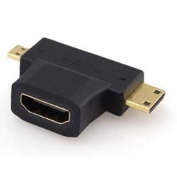 HDMI Micro and Mini Adapter for HDMI