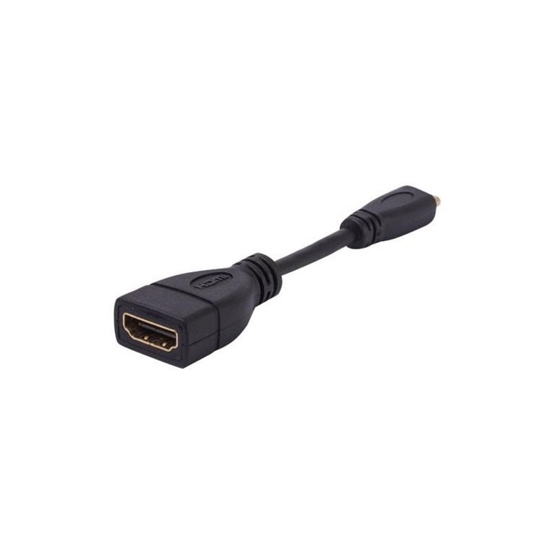HDMI til HDMI hann-til-hun-adapterkontakt for HDTV type D